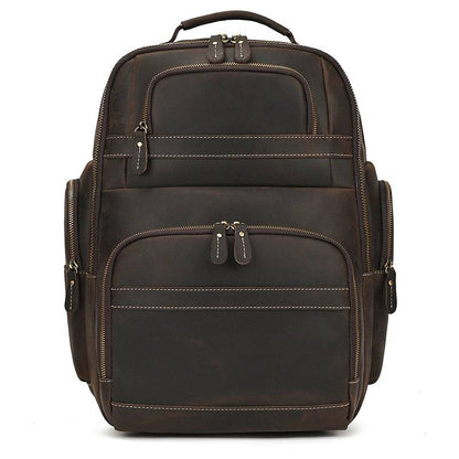 Leather Travel Backpack