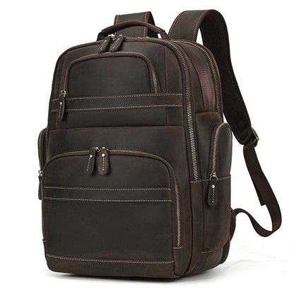 Leather Travel Backpack