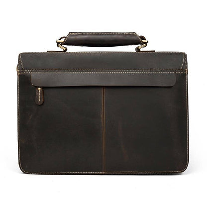 Leather briefcase for men 