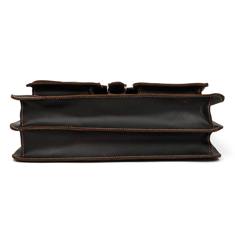 Leather briefcase for men 