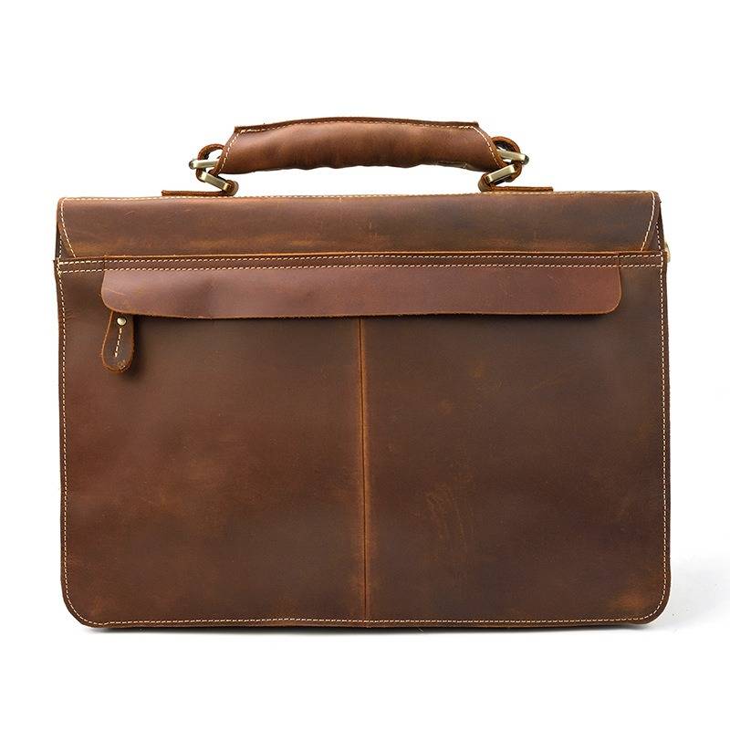 Leather briefcase for men 