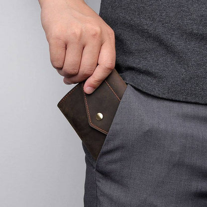 Men Bifold Leather Wallet