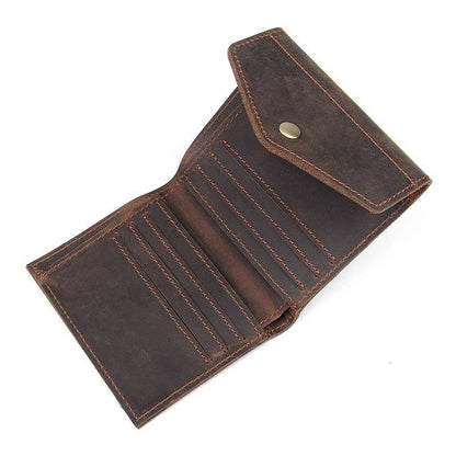 Men Bifold Leather Wallet