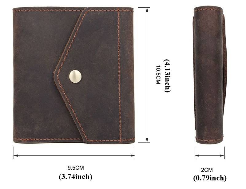 Men Bifold Leather Wallet