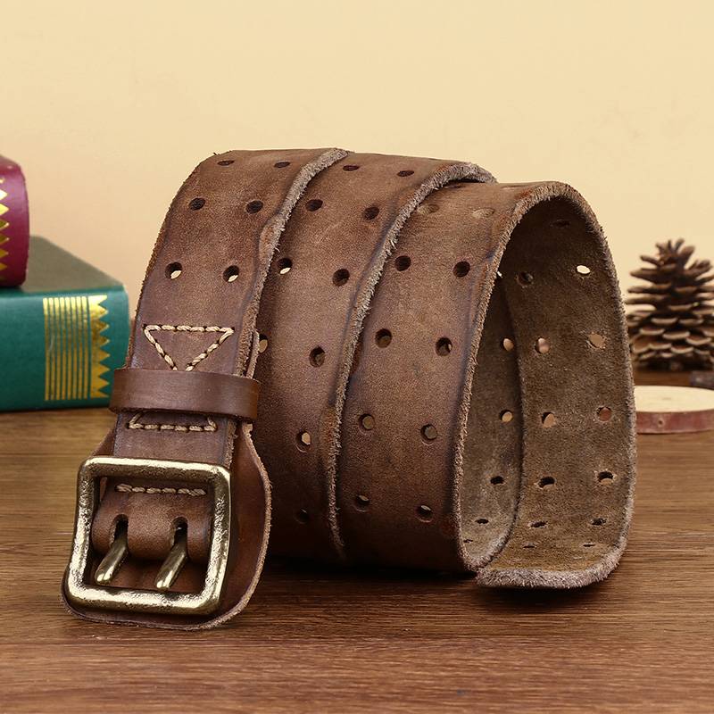 Men's genuine leather belt