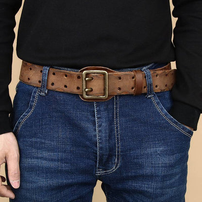 Men's genuine leather belt