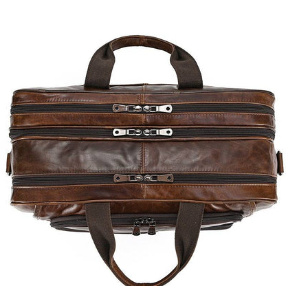 Men's leather briefcase