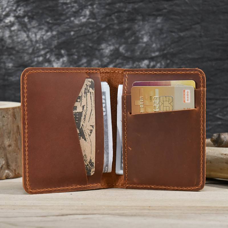 Mens Leather Bifold Wallet