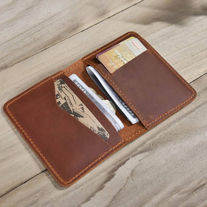 Mens Leather Bifold Wallet