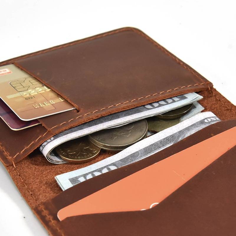 Mens Leather Bifold Wallet