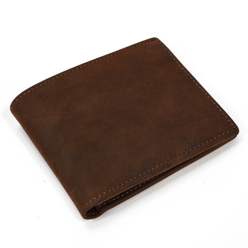 Mens leather trifold wallet  