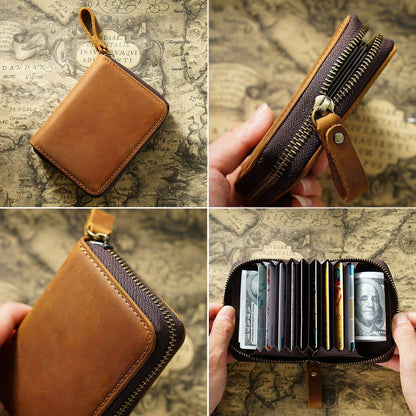 Zipper card holder