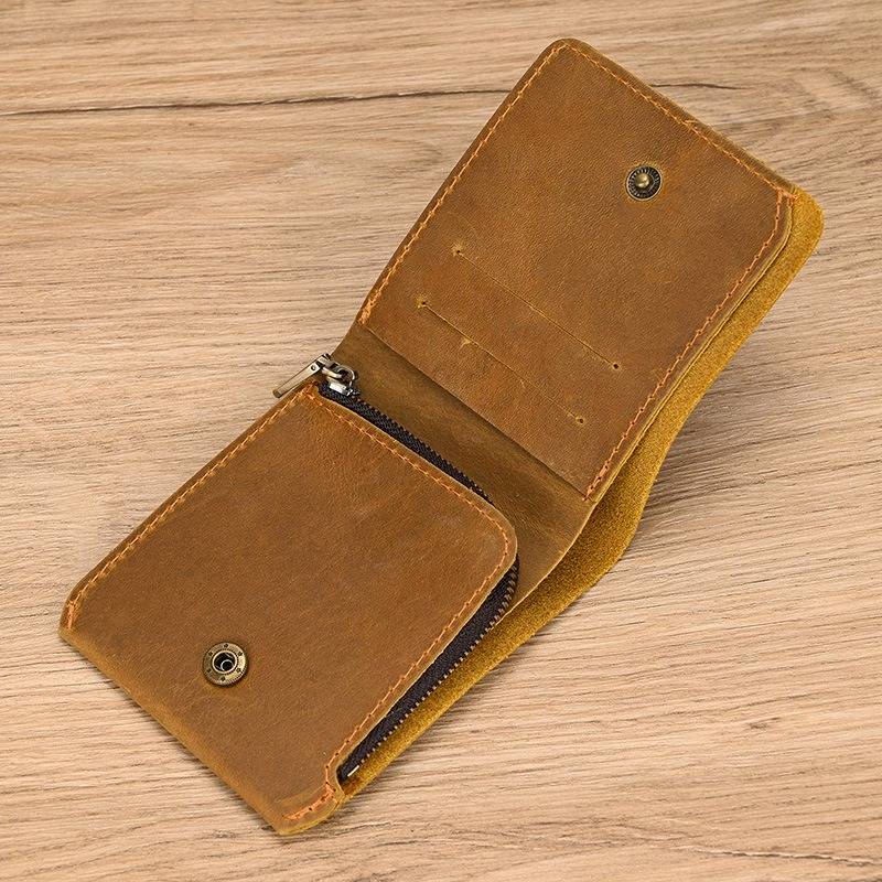 bifold leather wallet mens 