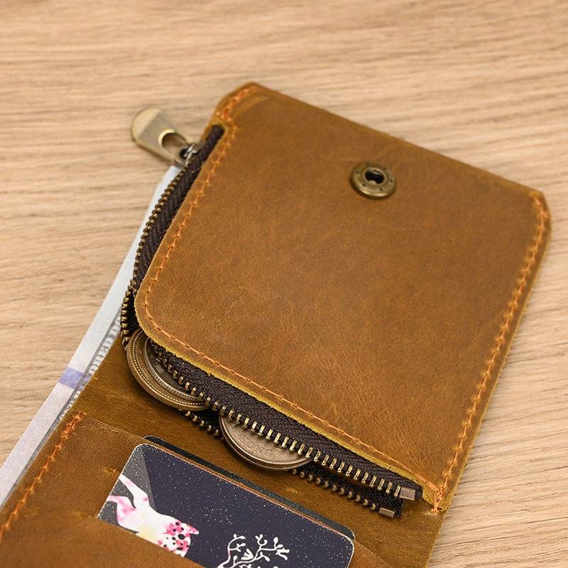 bifold leather wallet mens 