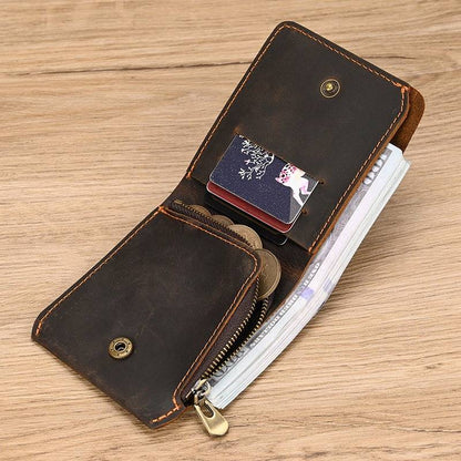 bifold leather wallet mens 