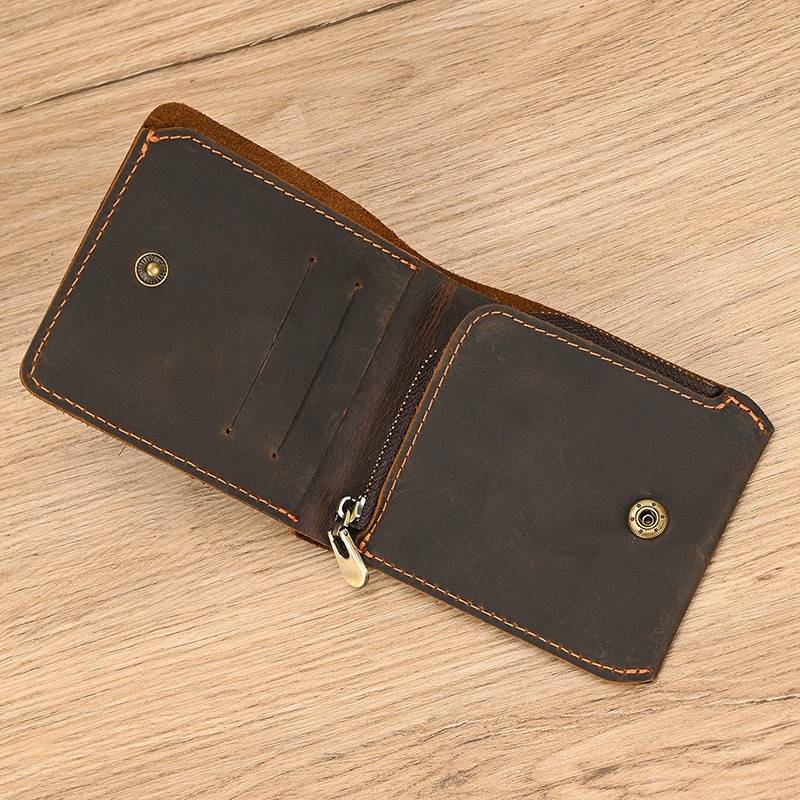 bifold leather wallet mens 