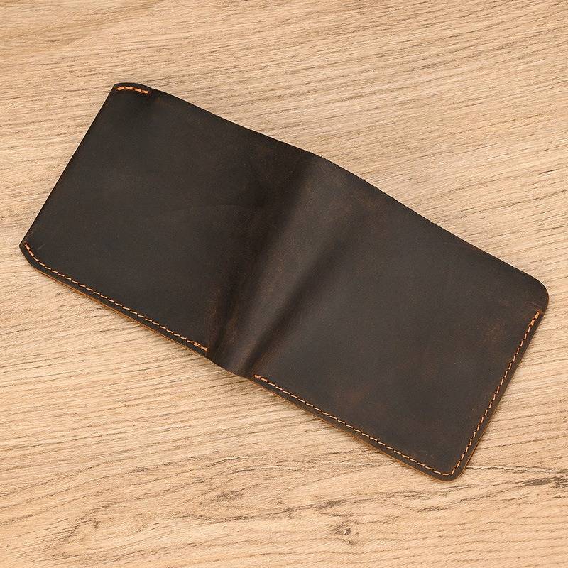 bifold leather wallet mens 