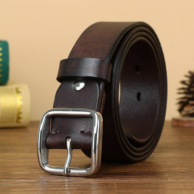 black leather belt 