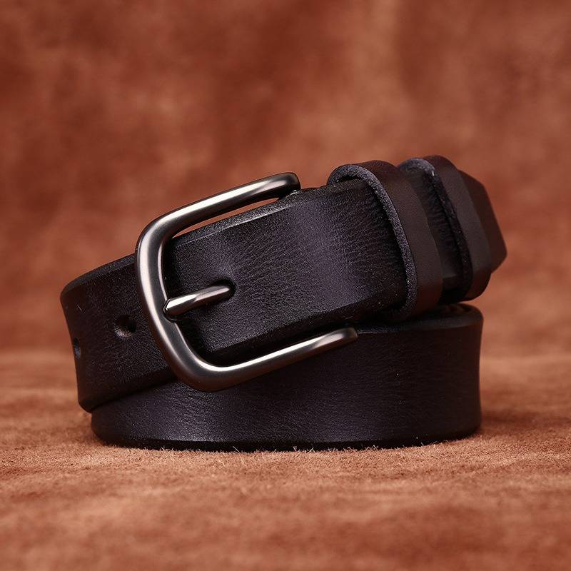 black leather belt womens