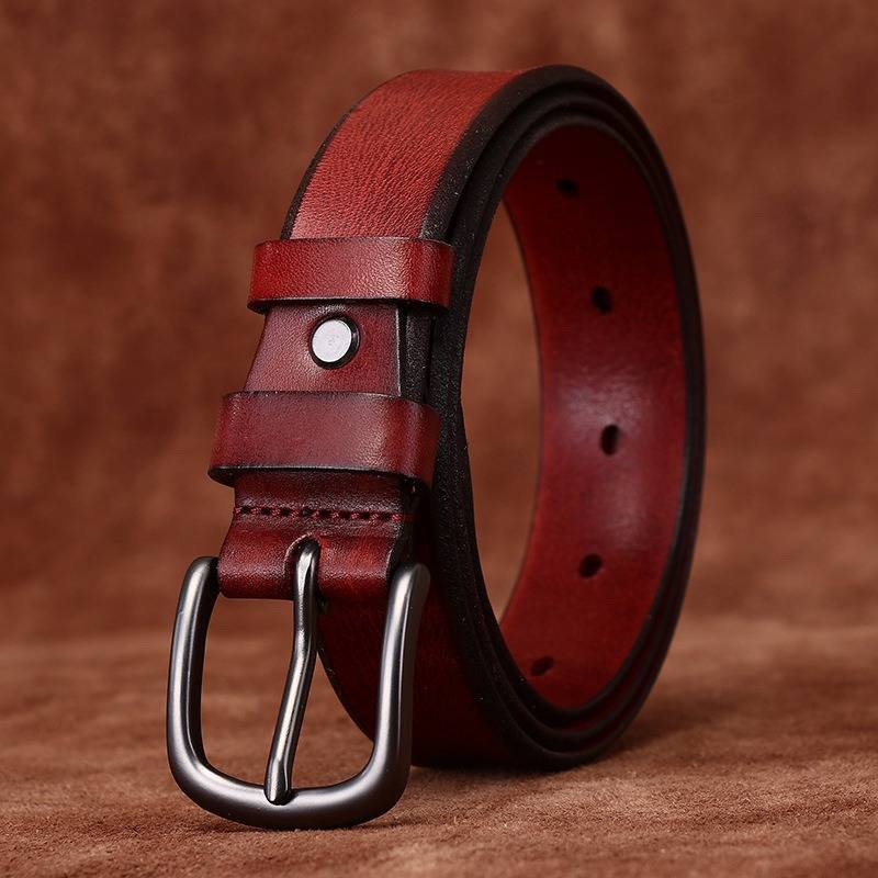 black leather belt womens