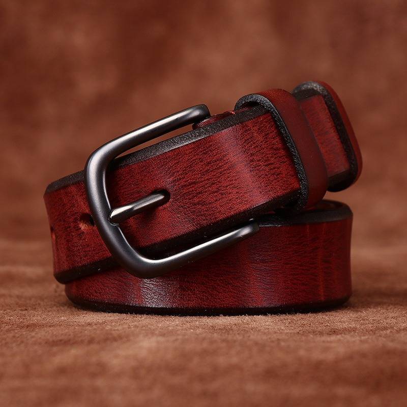 black leather belt womens