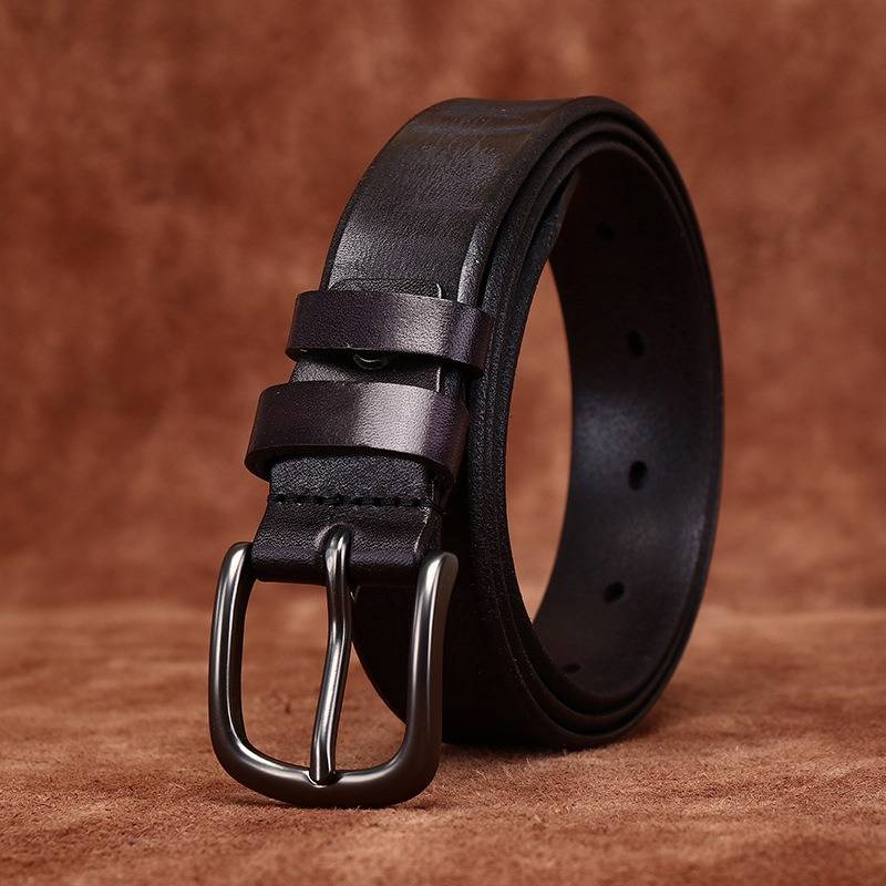 black leather belt womens