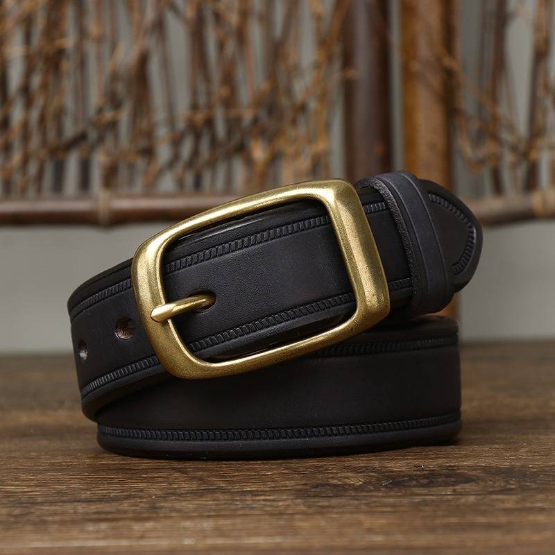 brown leather belt mens