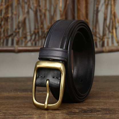 brown leather belt mens