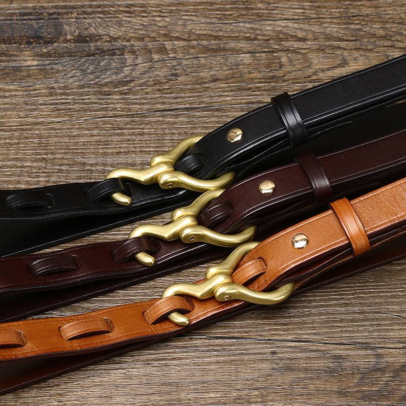 brown leather belt womens