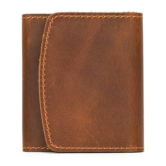Unisex Leather Coin Purse Credit Card Case Wallet