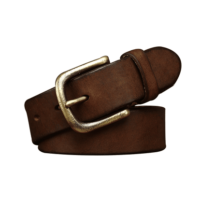 Ceinture de style rétro classique délavée pour hommes