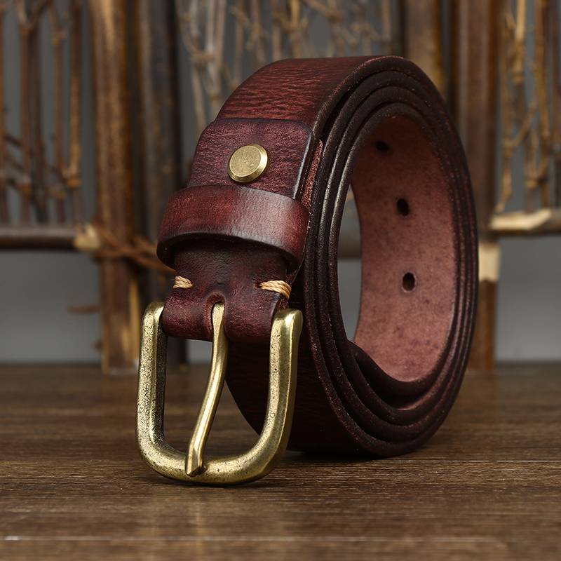 Men Washed Classic Retro Style Belt