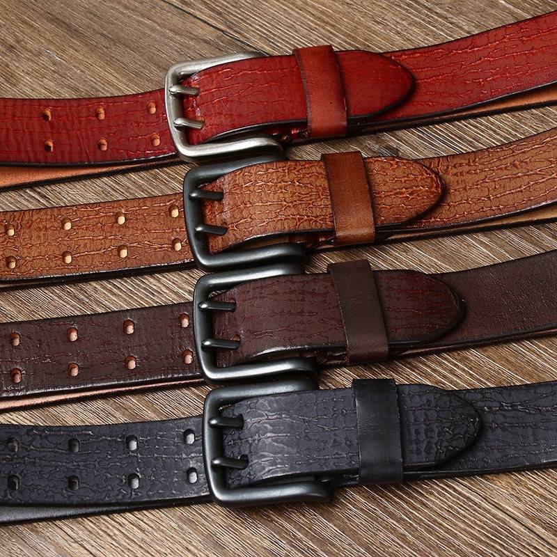 dou blebuckle belt 