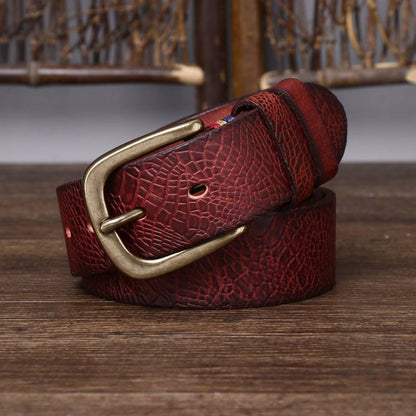 genuine leather belt 