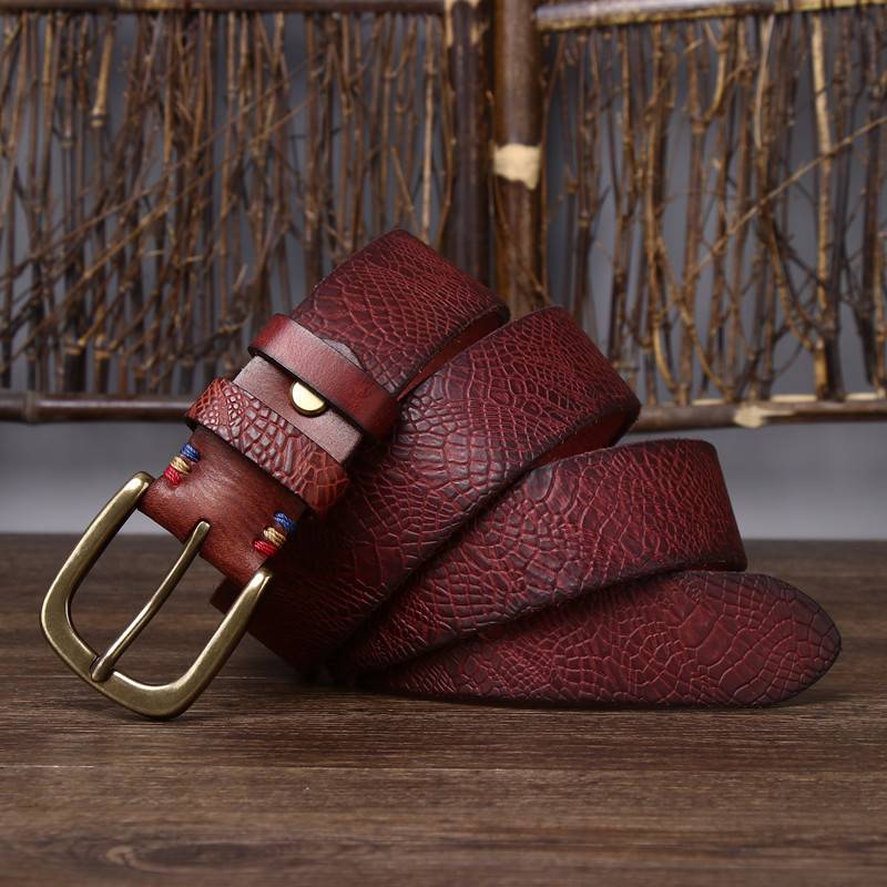 genuine leather belt 