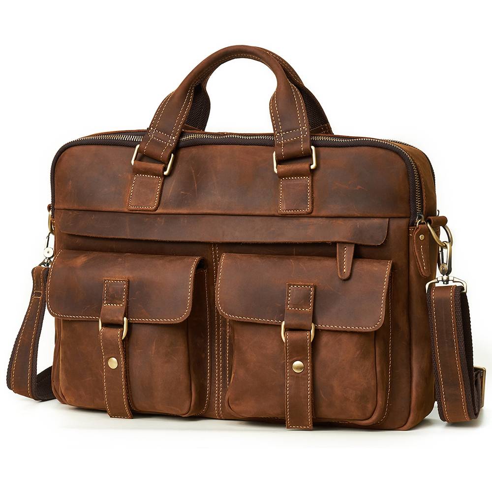 laptop leather bag for men