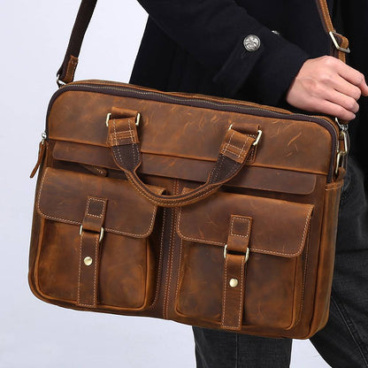 laptop leather bag for men