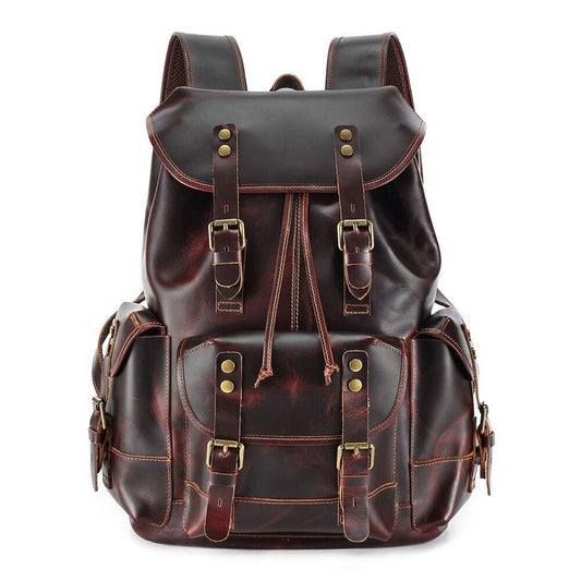 leather backpack for women