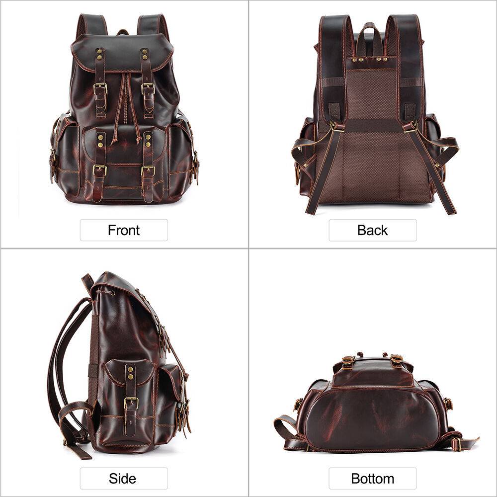 leather backpack for women