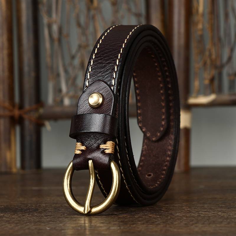 leather belt womens