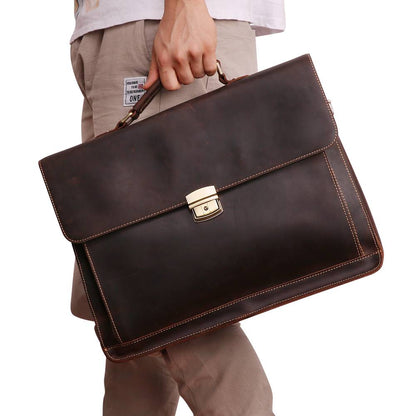 leather briefcase for men 