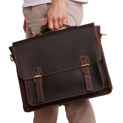 leather briefcase for men