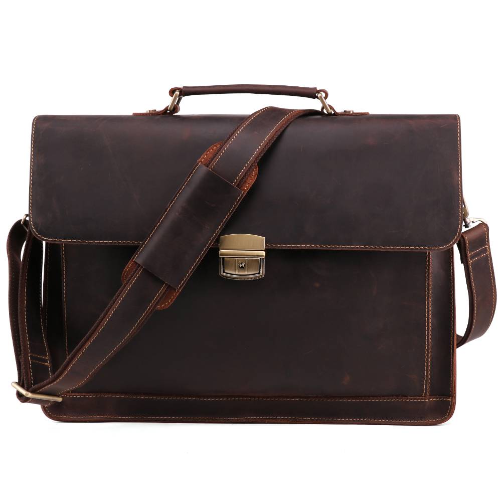 leather briefcase for men