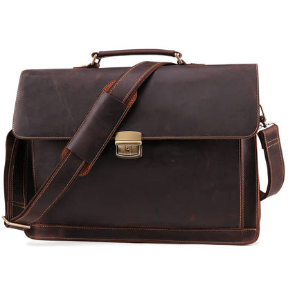 leather briefcase for men