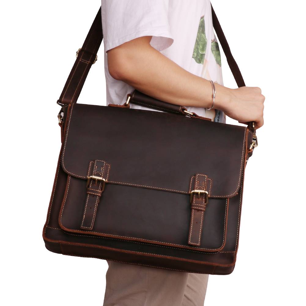 leather briefcase for men 