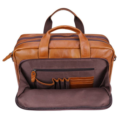 leather briefcase for men