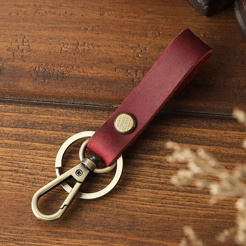 leather key fob 