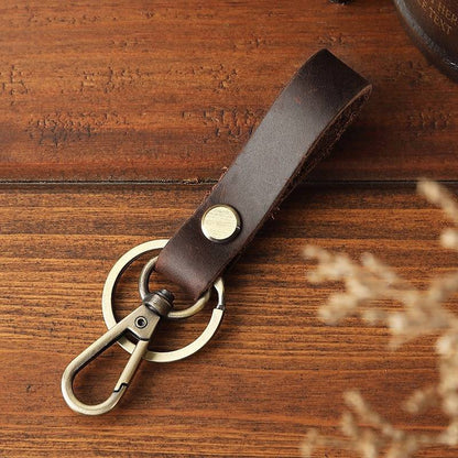 leather key fob 