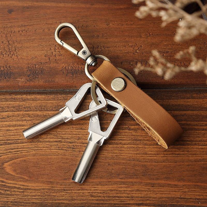 leather key fob 