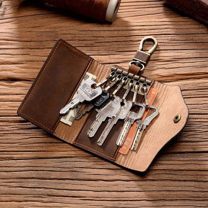 leather key fob cover